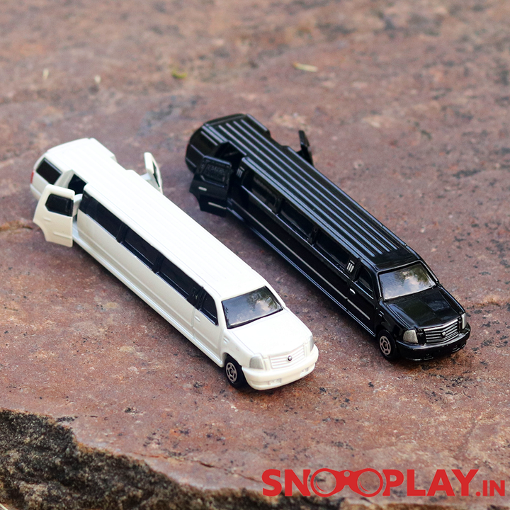 Diecast Car Scale Model resembling Limousine- Assorted Colors