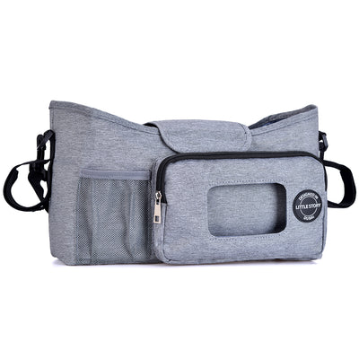 Stroller Diaper Organizer Bag - Grey