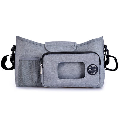 Stroller Diaper Organizer Bag - Grey