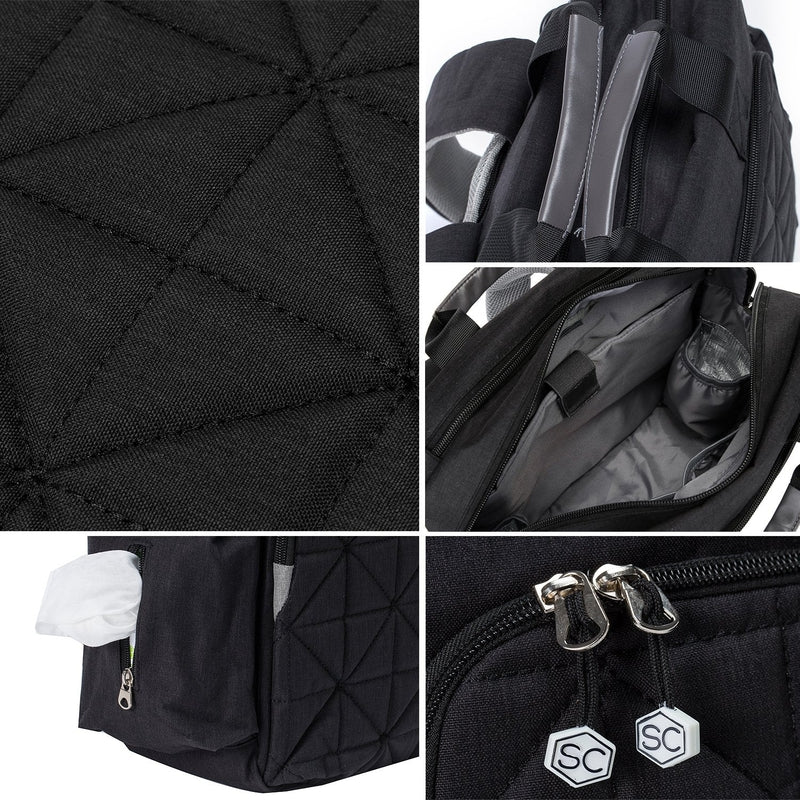 Styler Diaper Backpack - Black