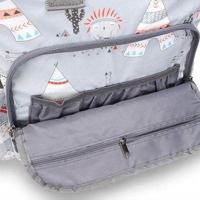 Styler Diaper Backpack - Polar Bear Grey