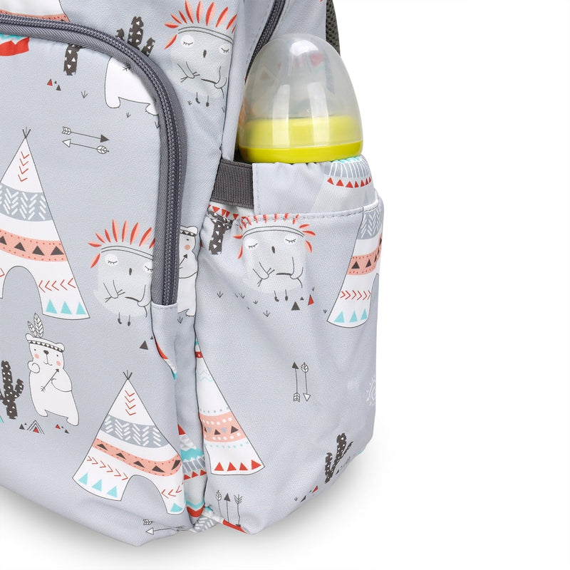 Styler Diaper Backpack - Polar Bear Grey