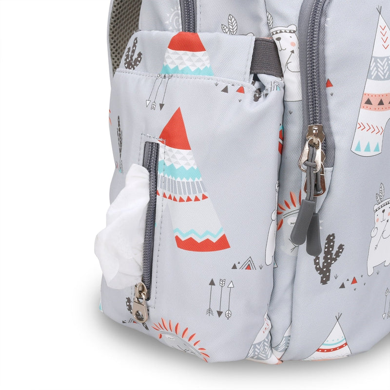 Styler Diaper Backpack - Polar Bear Grey