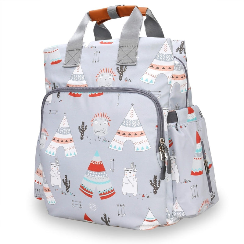 Styler Diaper Backpack - Polar Bear Grey