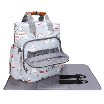 Styler Diaper Backpack - Polar Bear Grey