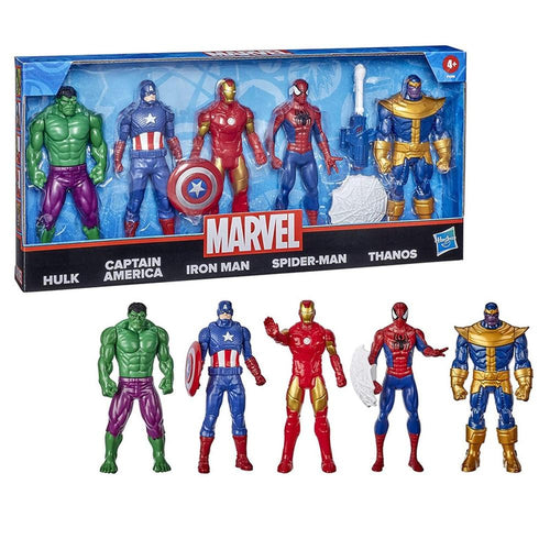 Hasbro Set of 5 - Marvel Action Figures (3 Years till Grown Ups)