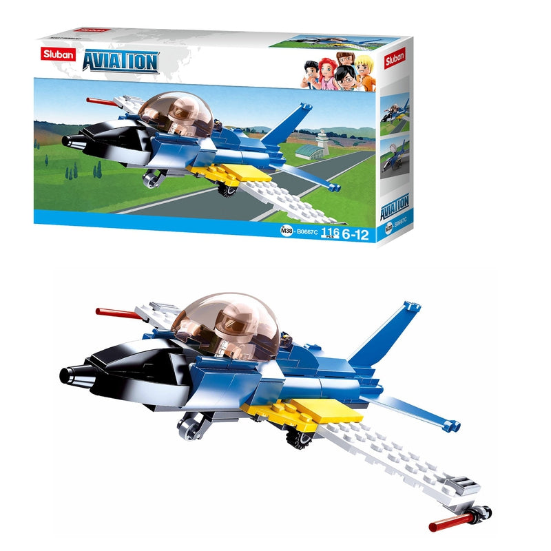 Training Plane Building Block Kit (116 Pcs)