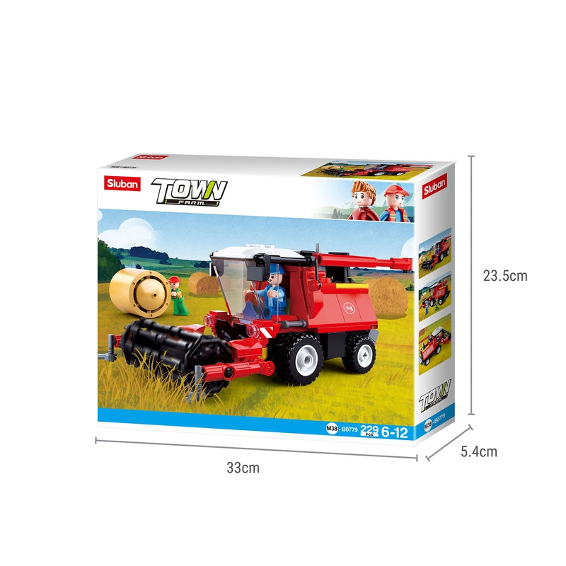 Town-Harvester Building Block Kit (229 Pcs)