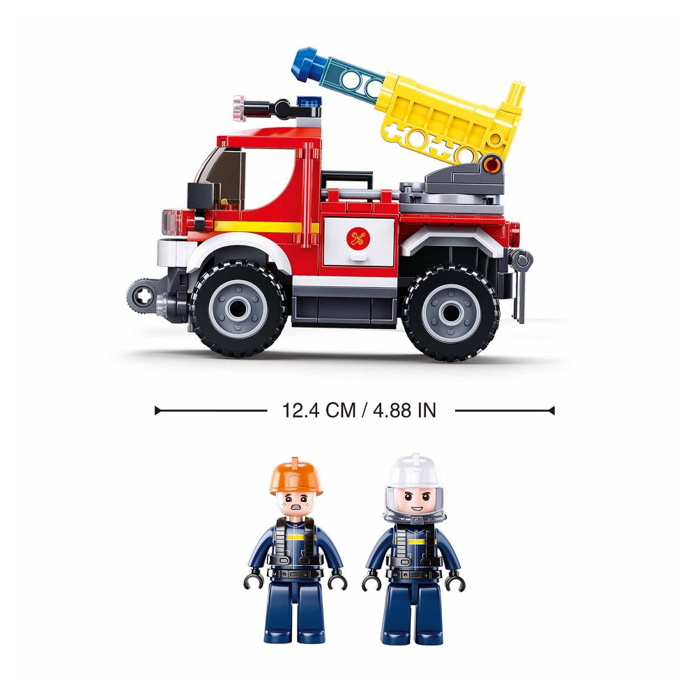 Fire Engine Car Building Blocks For Children ( 192 Pieces)