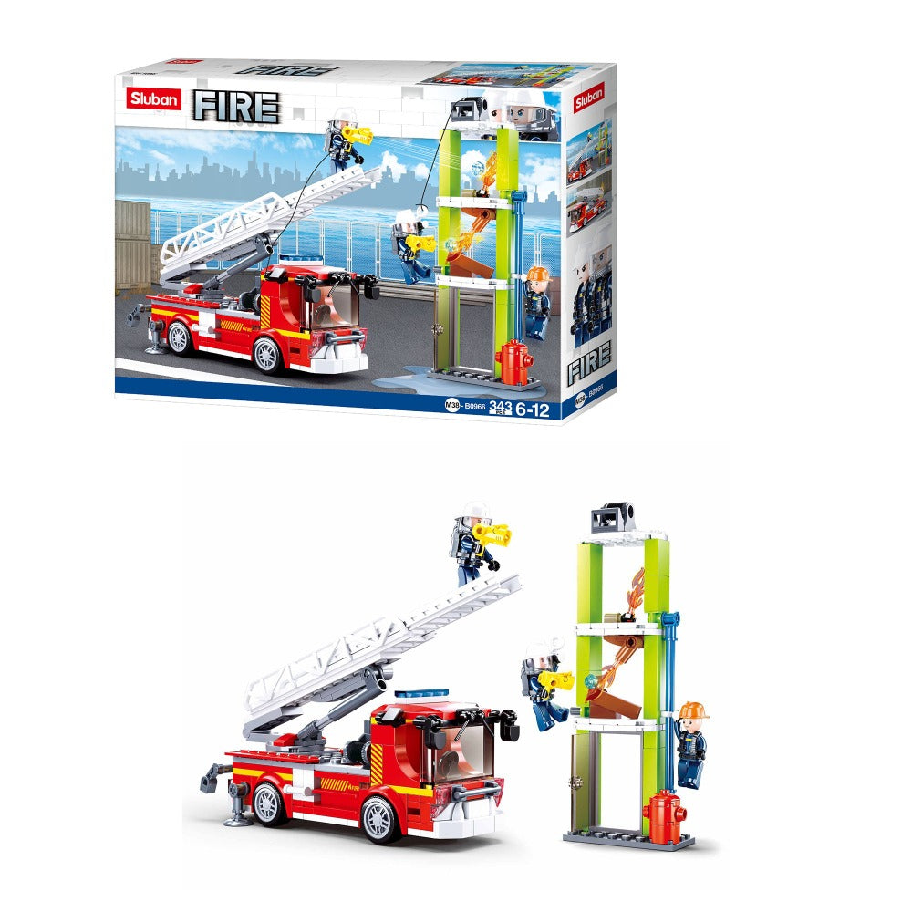 Fire Engine-(Large) For Children ( 343 Pieces)