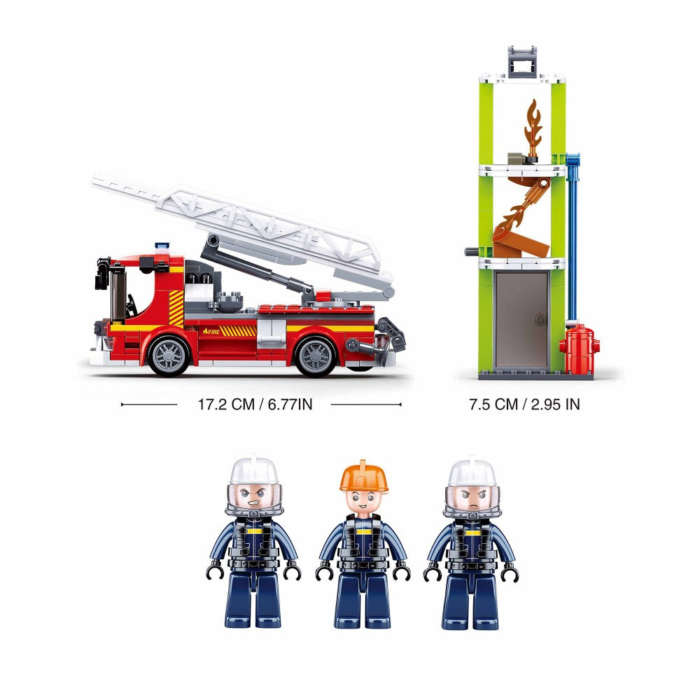 Fire Engine-(Large) For Children ( 343 Pieces)