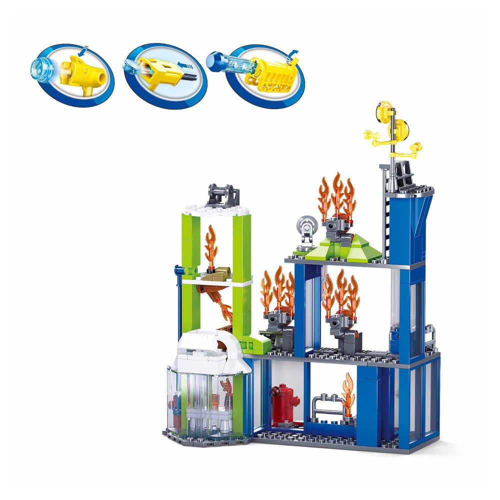 Fire-Fighting Training Centre Building Blocks For Children (585 Pieces)