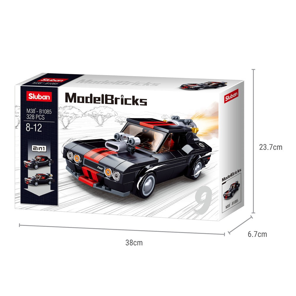 MODIFIED CAR 2 IN 1 For Children Building Blocks ( 343 Pieces)