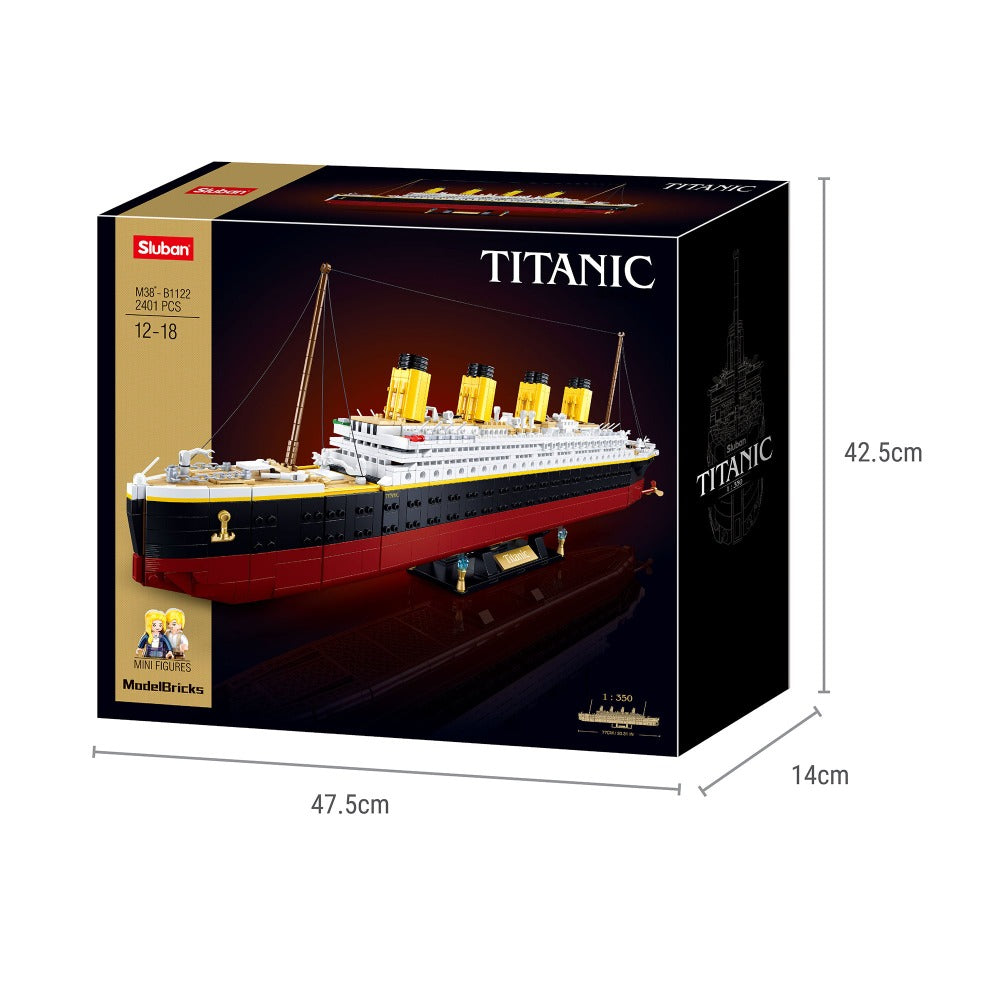 Titanic Ship Building Blocks for Children ( 2401 Pieces)