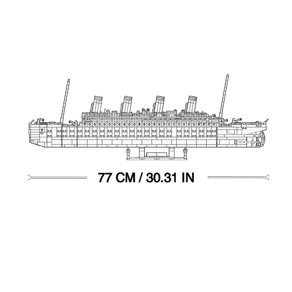 Titanic Ship Building Blocks for Children ( 2401 Pieces)