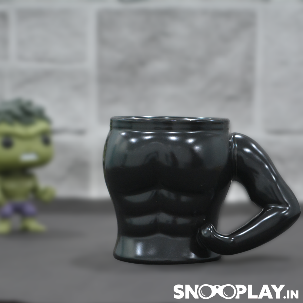 Black Muscle Coffee Mug