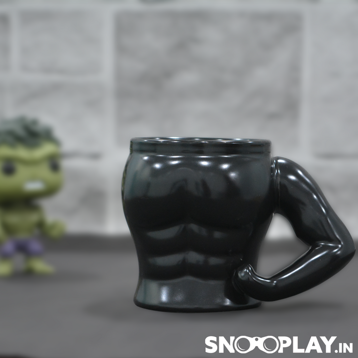 Black Muscle Coffee Mug