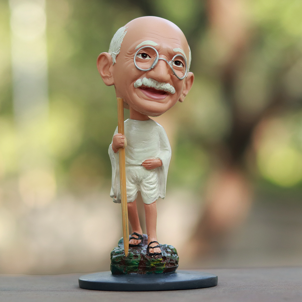 Mahatma Gandhi Bobblehead Figurine