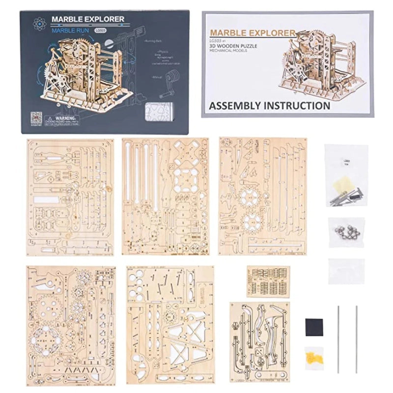 Marble Explorer (260 Pcs) 3D Wooden Puzzle