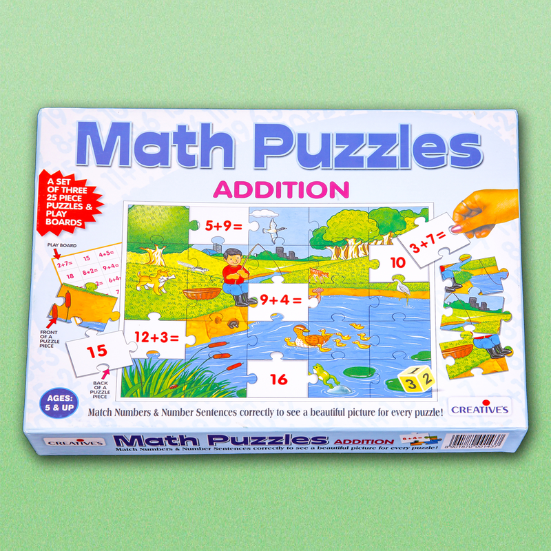 Maths Jigsaw Puzzle (Learn Addition)