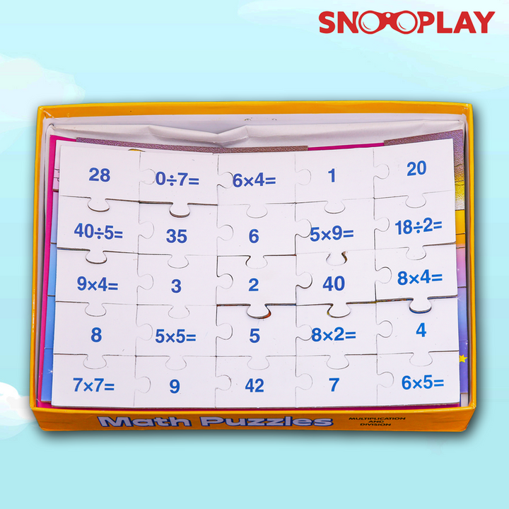 Maths Jigsaw Puzzle (Learn Multiplication and Division)