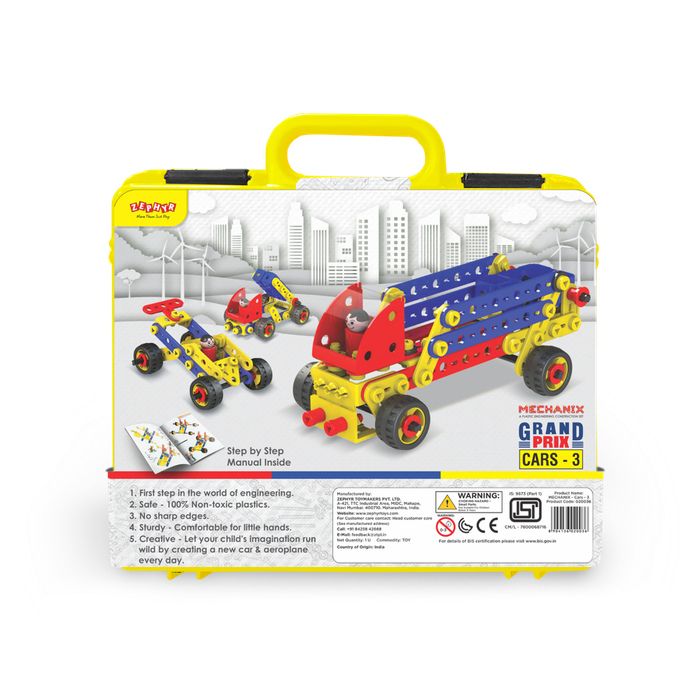 Smart Bag Plastic Mechanix Cars - 3