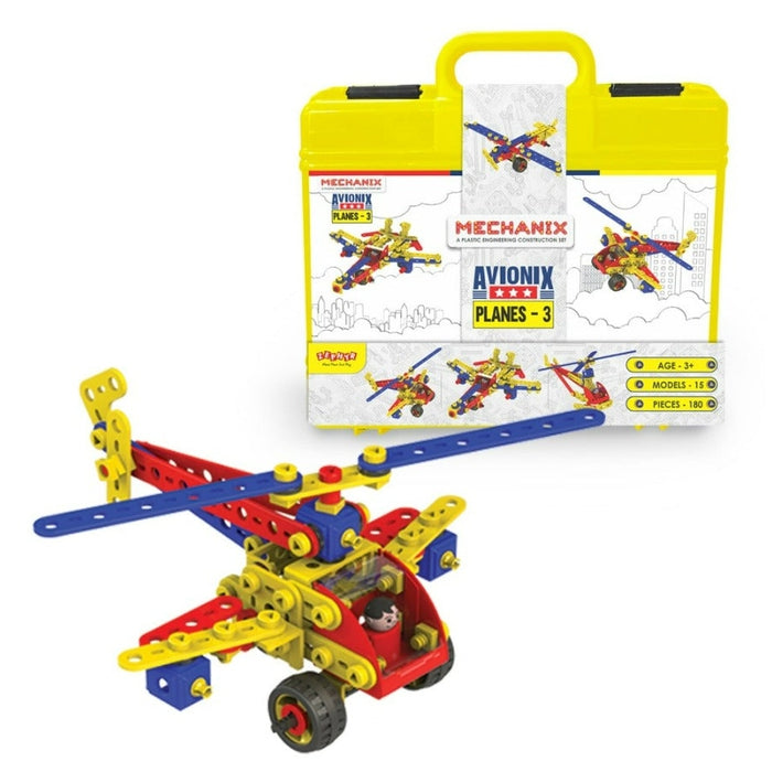 Smart Bag Plastic Mechanix Planes - 3 (180 Pieces)