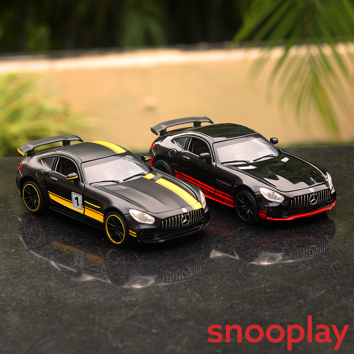 Big Fun Toy Resembling Mercedes AMG GT Diecast Car - 3259 | Light & Sound | 1:32 Scale | Assorted Colors (3 Years till Grown Ups)