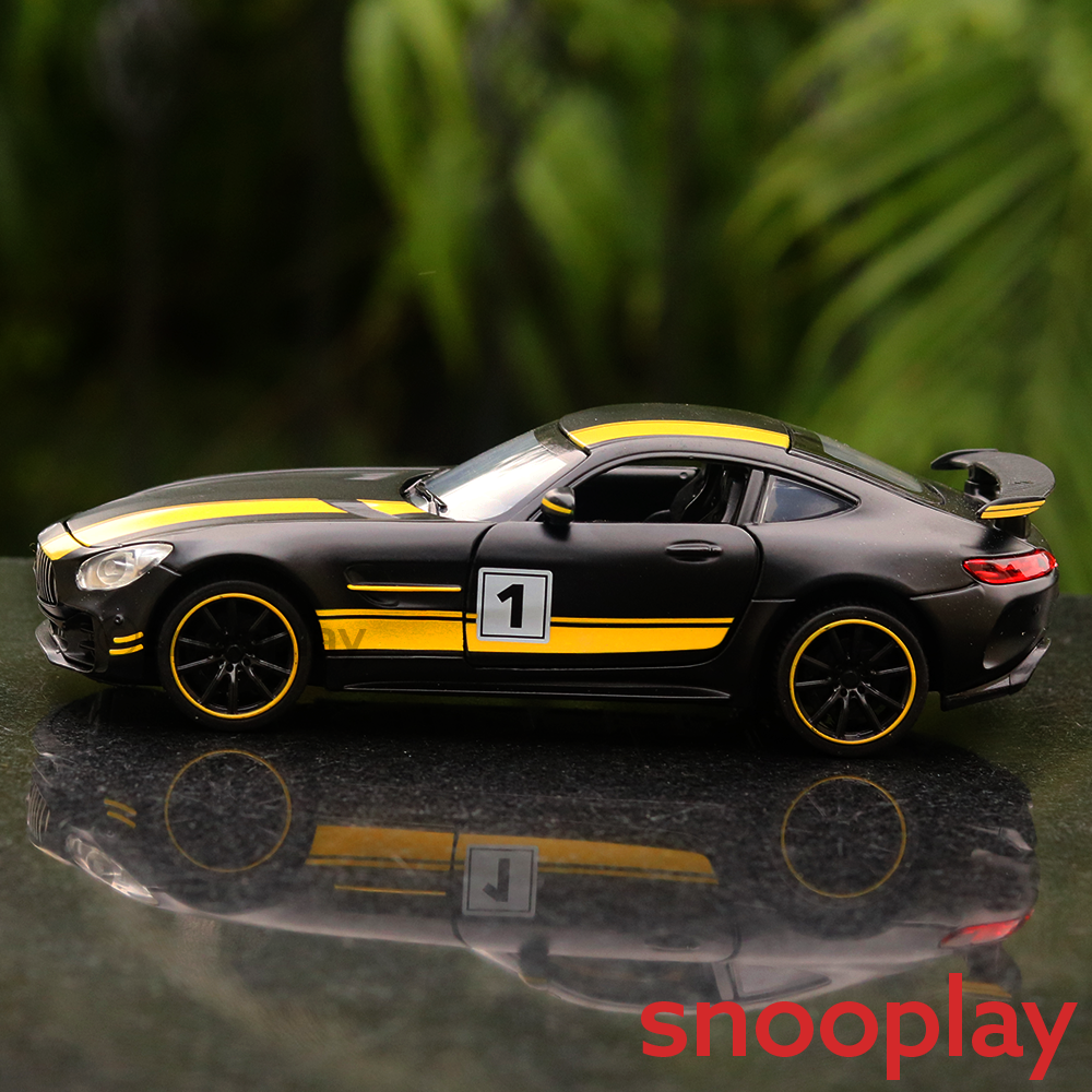 Big Fun Toy Resembling Mercedes AMG GT Diecast Car - 3259 | Light & Sound | 1:32 Scale | Assorted Colors (3 Years till Grown Ups)
