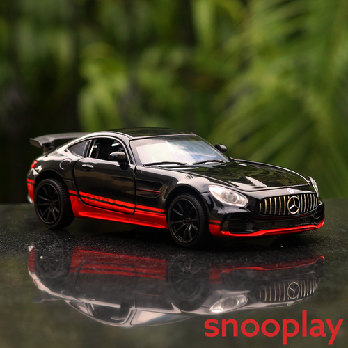 Big Fun Toy Resembling Mercedes AMG GT Diecast Car - 3259 | Light & Sound | 1:32 Scale | Assorted Colors (3 Years till Grown Ups)