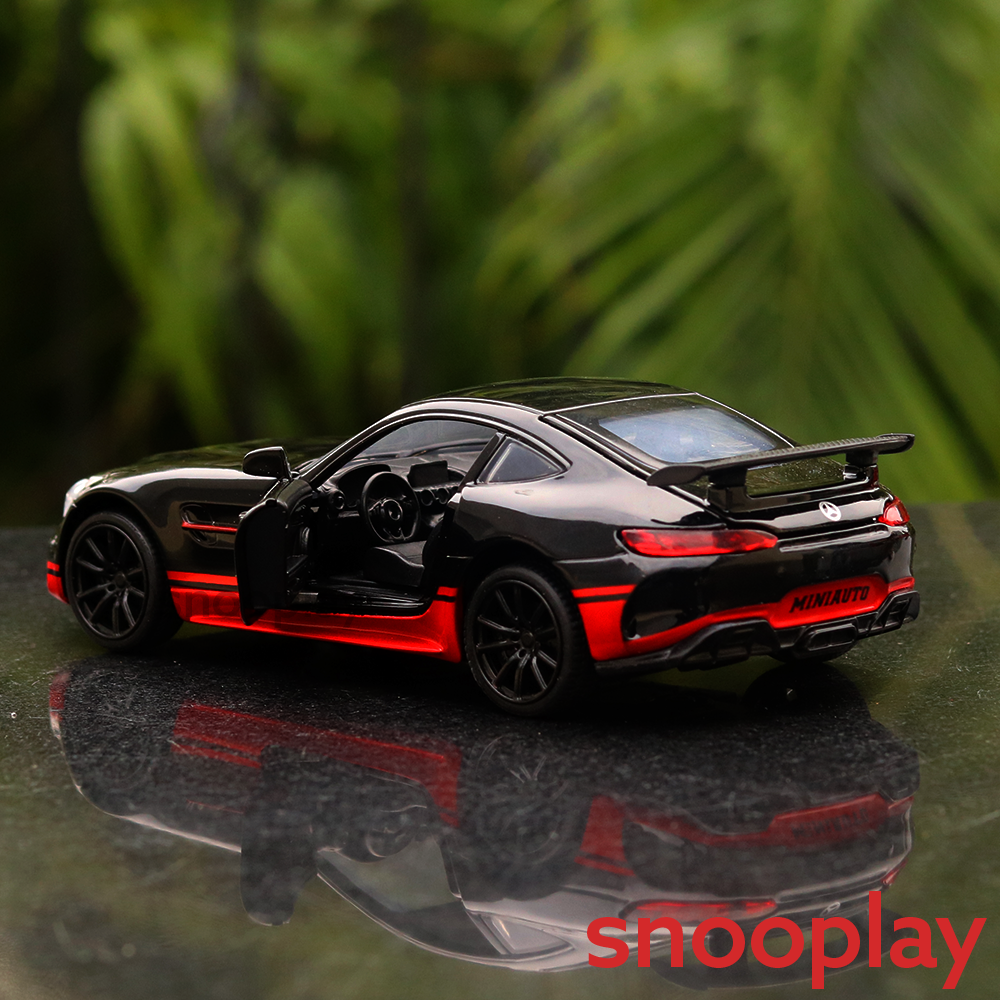 Big Fun Toy Resembling Mercedes AMG GT Diecast Car - 3259 | Light & Sound | 1:32 Scale | Assorted Colors (3 Years till Grown Ups)