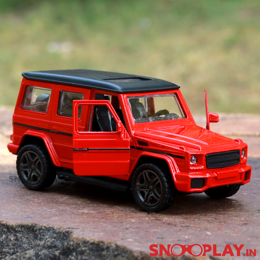 SUV Diecast Car Scale Model (3223) resembling Mercedes Benz G Class (1:32 Scale) - Assorted Colors