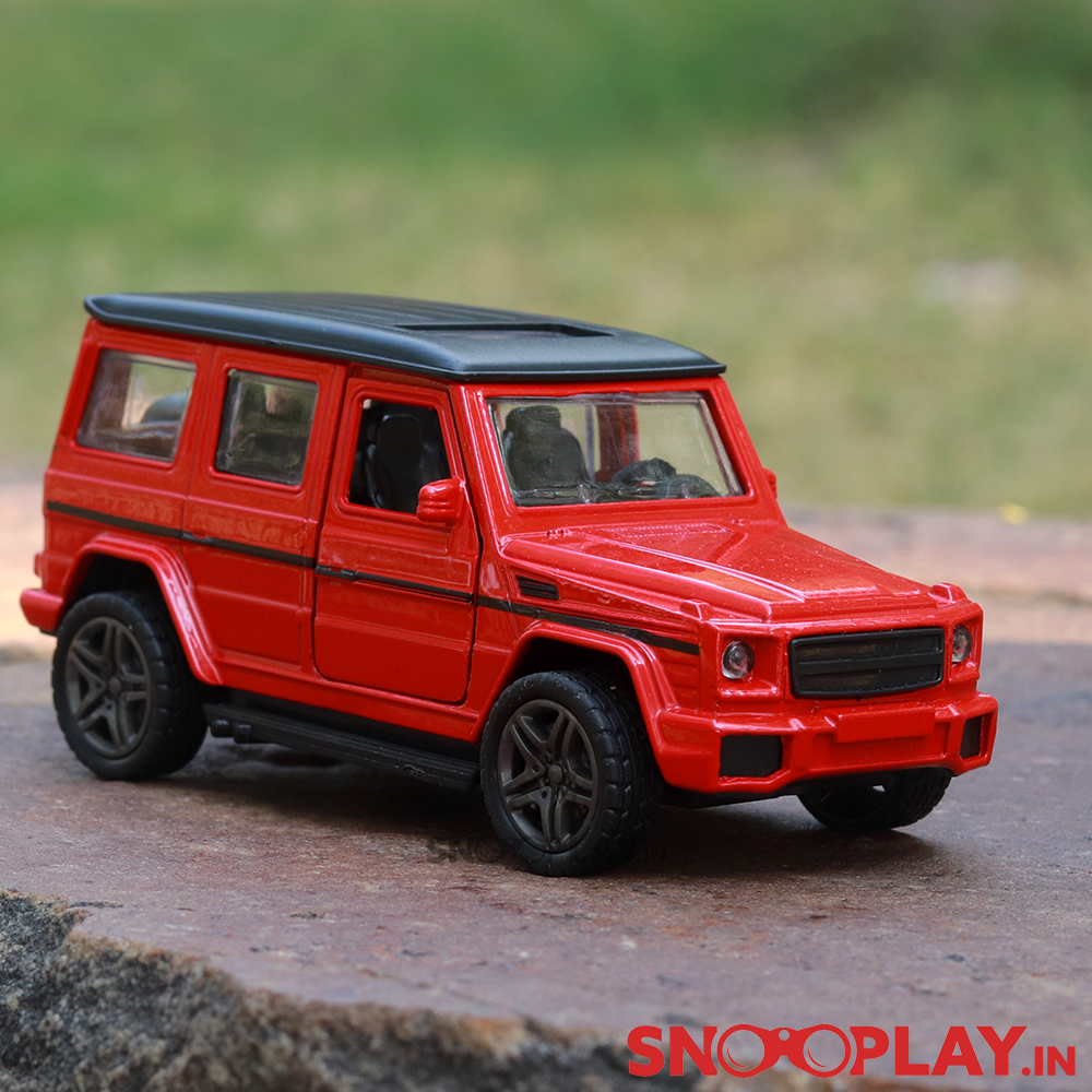 SUV Diecast Car Scale Model (3223) resembling Mercedes Benz G Class (1:32 Scale) - Assorted Colors