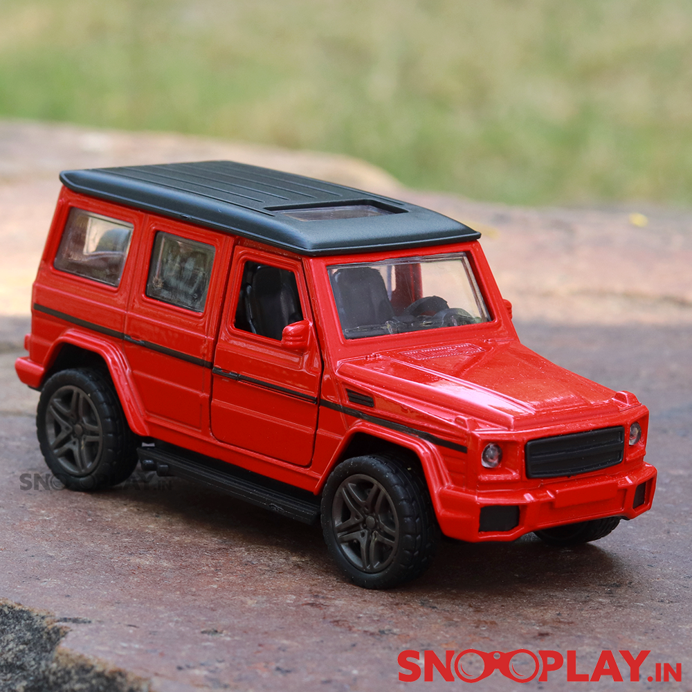 SUV Diecast Car Scale Model (3223) resembling Mercedes Benz G Class (1:32 Scale) - Assorted Colors