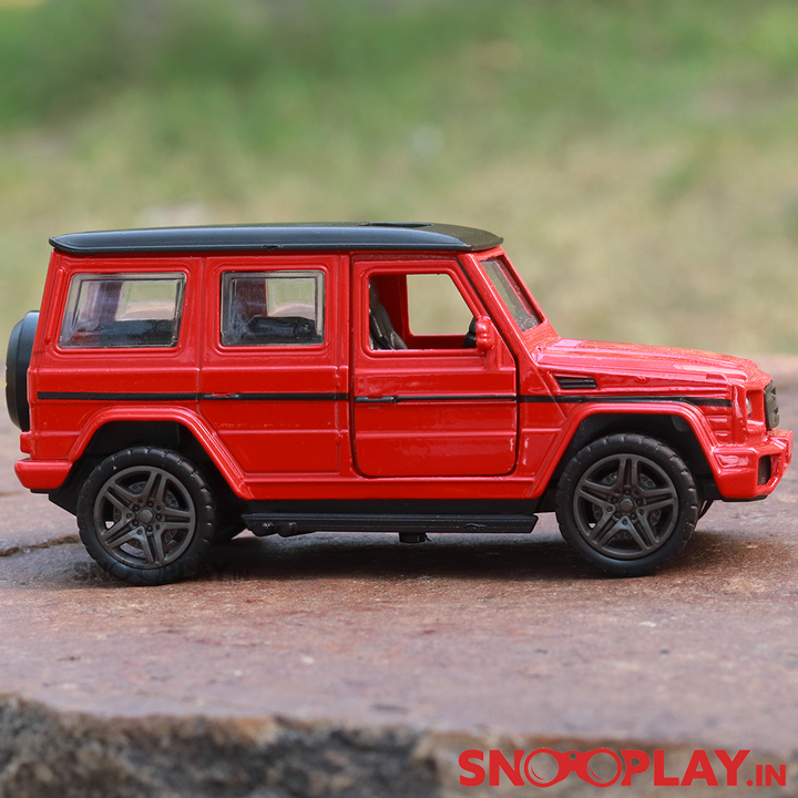 SUV Diecast Car Scale Model (3223) resembling Mercedes Benz G Class (1:32 Scale) - Assorted Colors