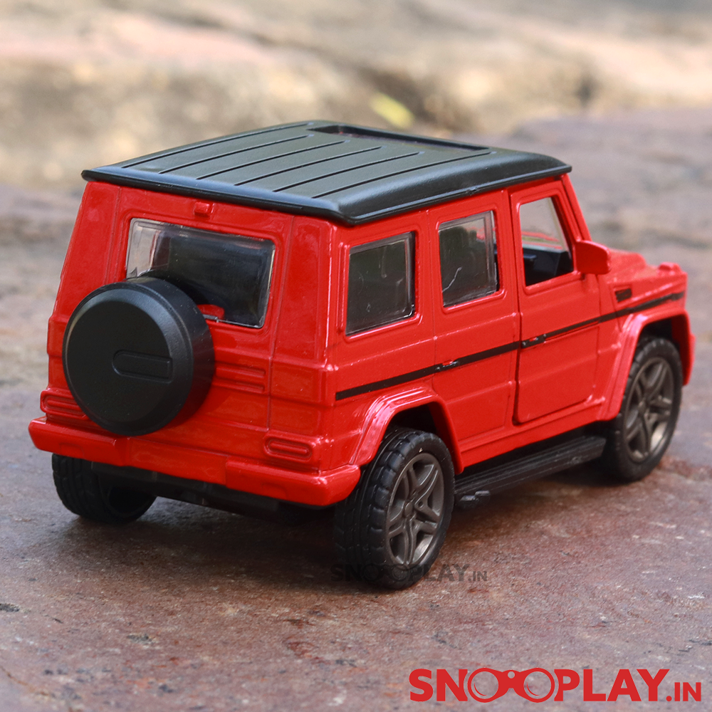 SUV Diecast Car Scale Model (3223) resembling Mercedes Benz G Class (1:32 Scale) - Assorted Colors