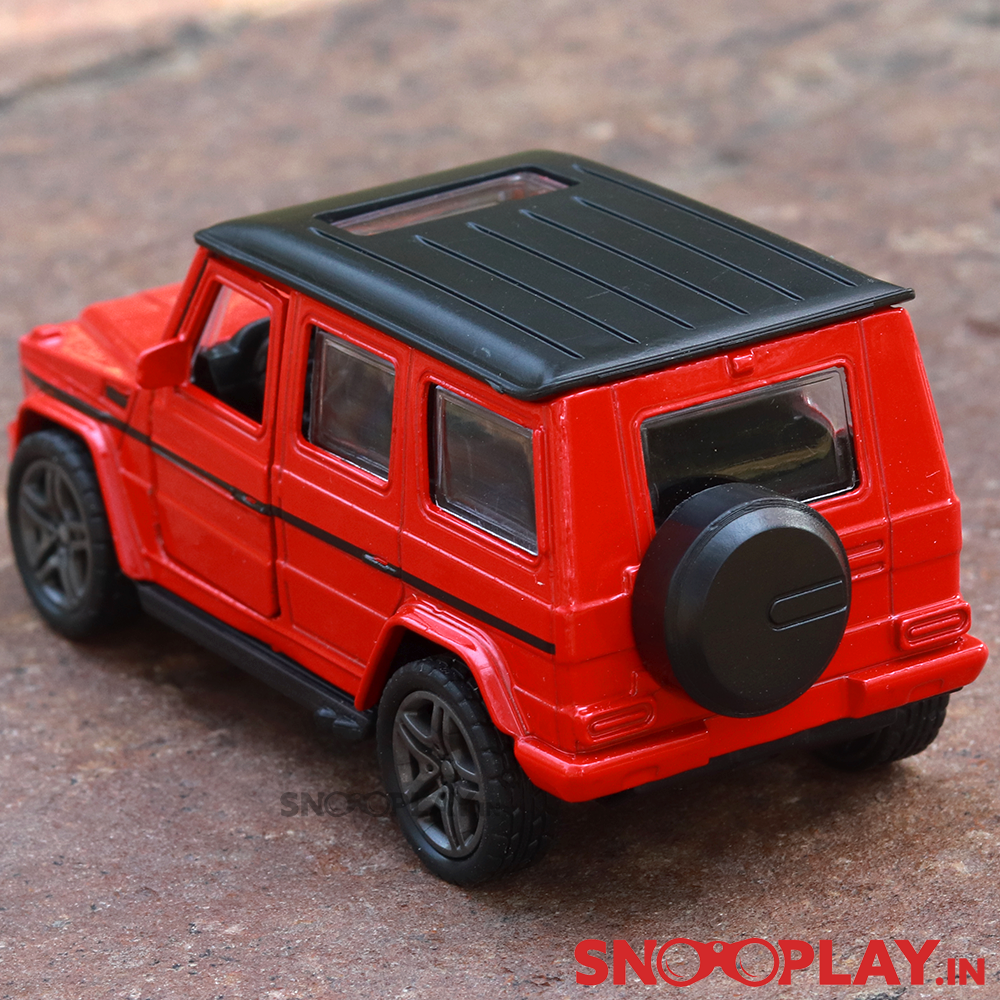 SUV Diecast Car Scale Model (3223) resembling Mercedes Benz G Class (1:32 Scale) - Assorted Colors