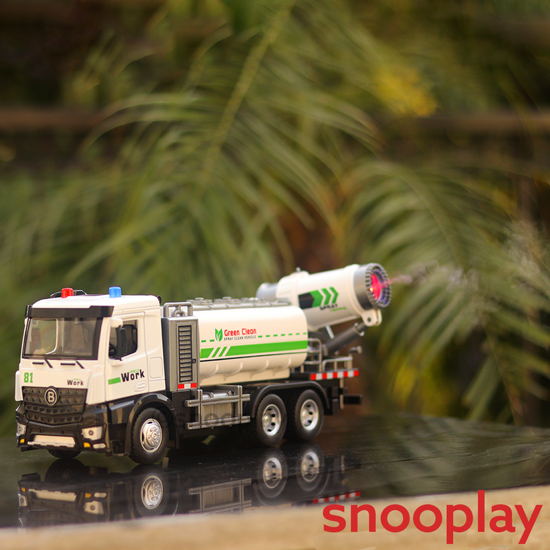 Metal Diecast Truck with Light, Sound & Smoke