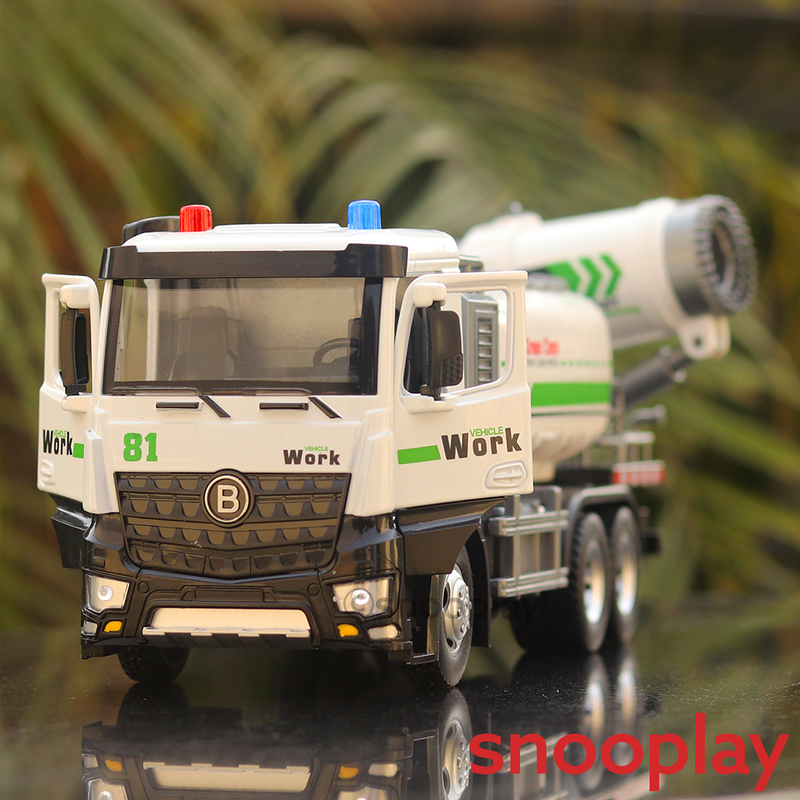 Metal Diecast Truck with Light, Sound & Smoke