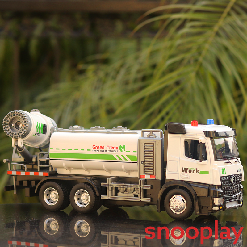 Metal Diecast Truck with Light, Sound & Smoke