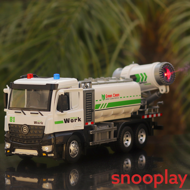 Metal Diecast Truck with Light, Sound & Smoke