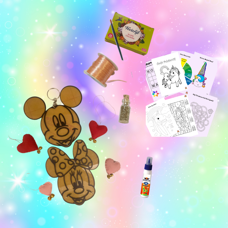 Mickey Minnie Sun Catcher Chime Activity Kit