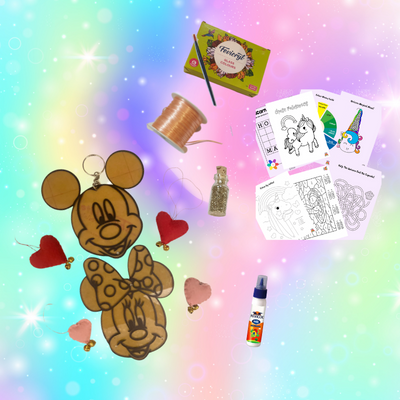 Mickey Minnie Sun Catcher Chime Activity Kit