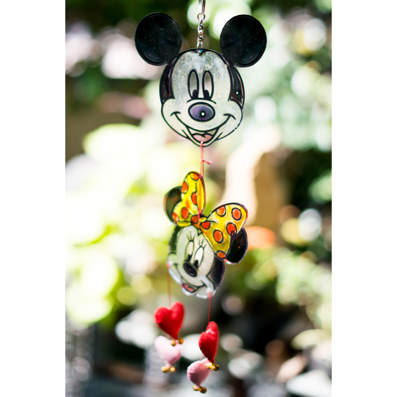 Mickey Minnie Sun Catcher Chime Activity Kit