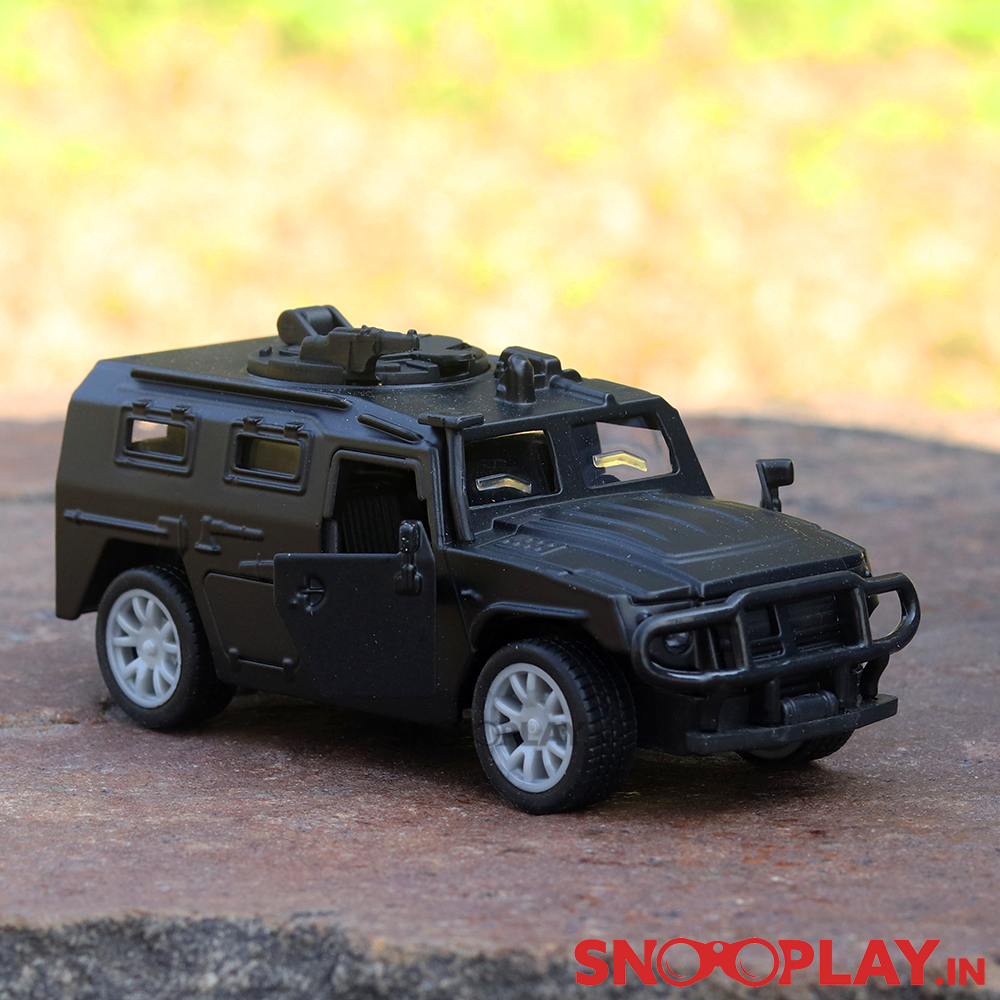 Military Armoured Vehicle Diecast Car Model Toy - Assorted Colours