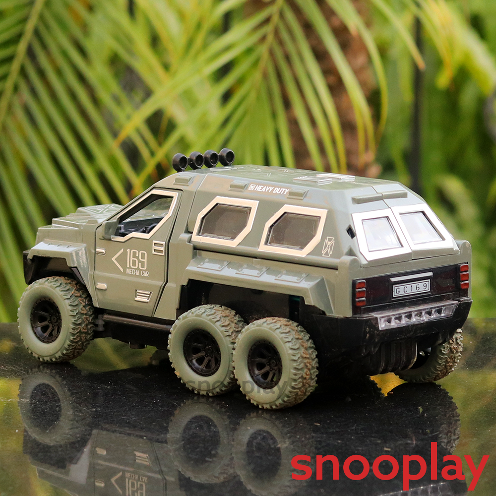 Remote Controlled Military Vehicle with Launcher (Assorted Colours)