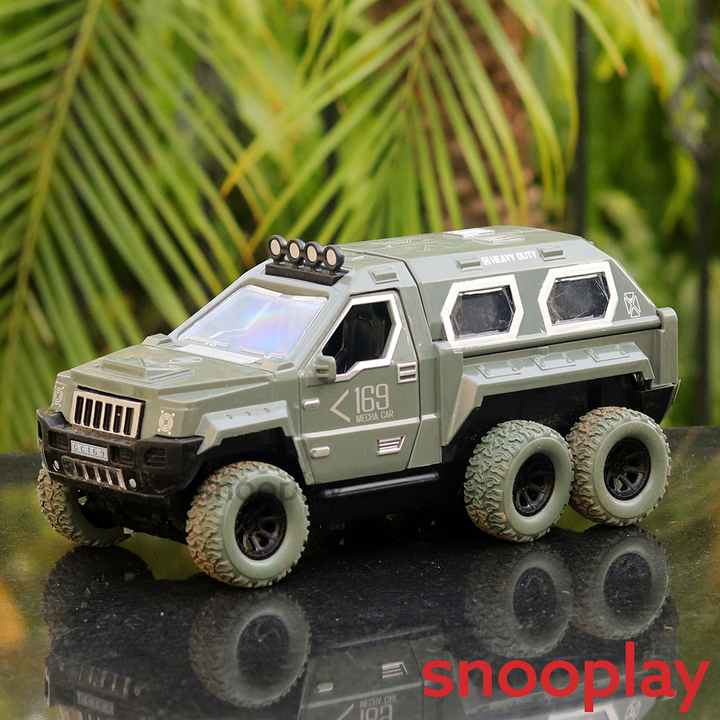 Remote Controlled Military Vehicle with Launcher (Assorted Colours)