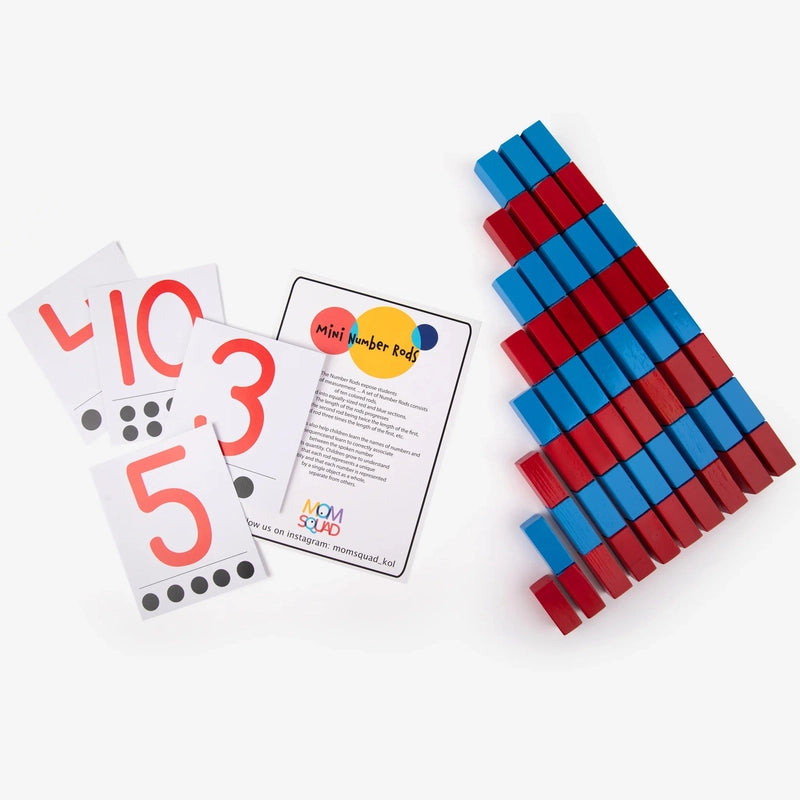 Buy Mini Number Rods - 10 Coloured Rods (2-5 Years) on Snooplay India