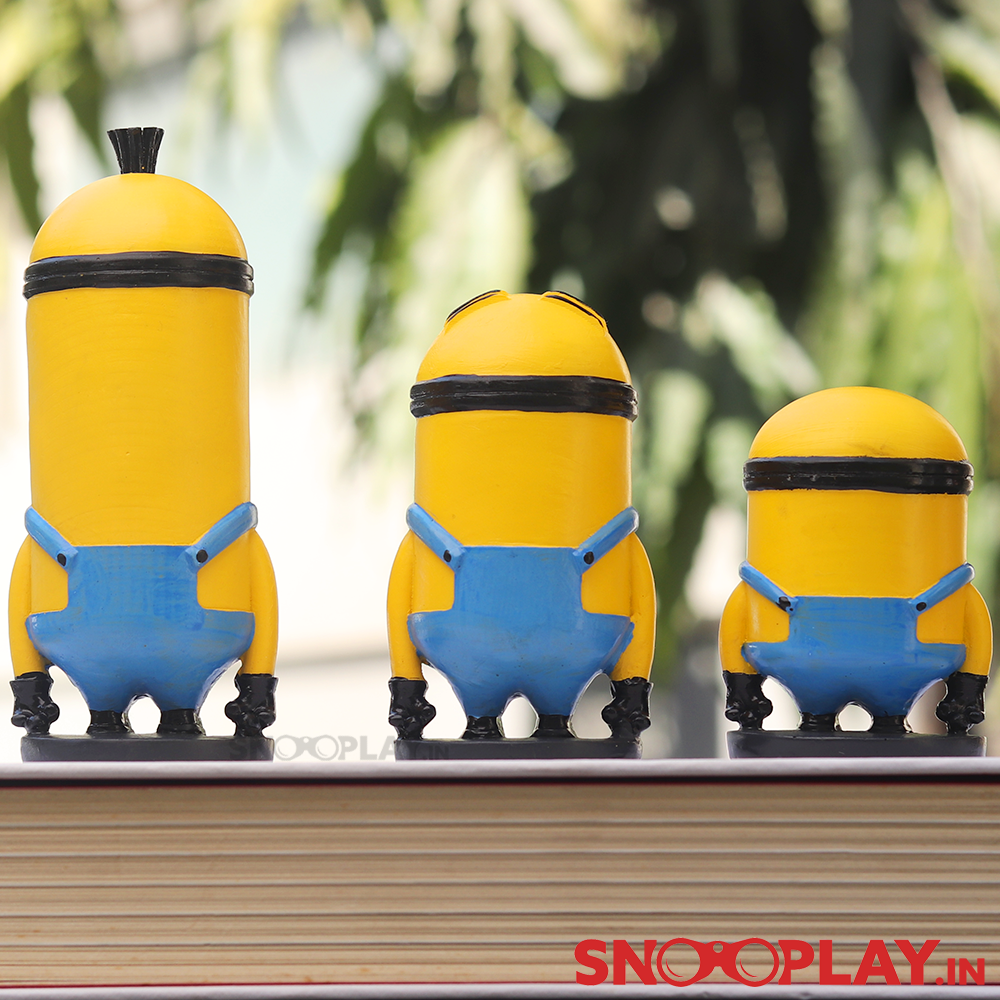 Set of 3 Minion Figurines (Kevin, Bob & Stuart)