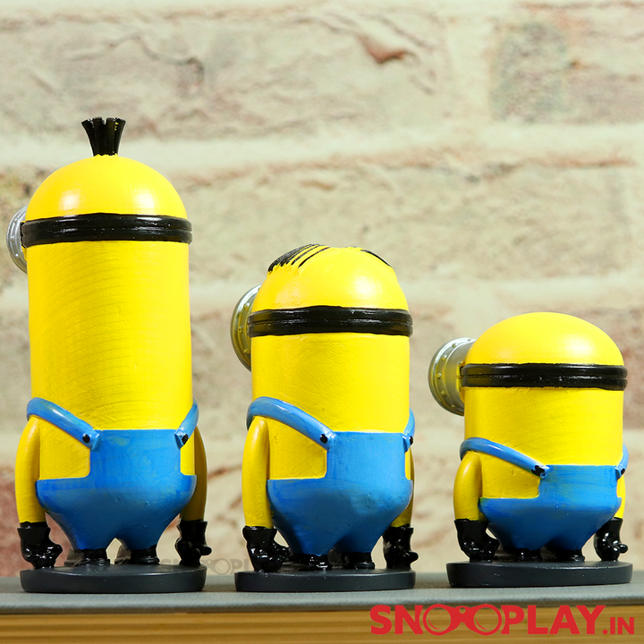 Set of 3 Minion Figurines (Kevin, Bob & Stuart)